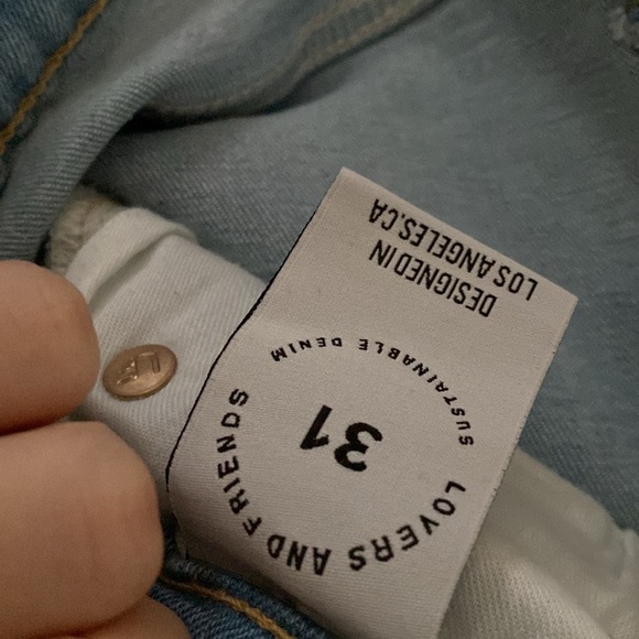 Lovers and Friends / River Low Rise ultra Flare in Key west light wash jeans 31 - Picture 9 of 9